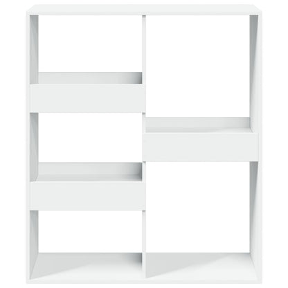 Kamerscherm 100x33x115 cm bewerkt hout wit