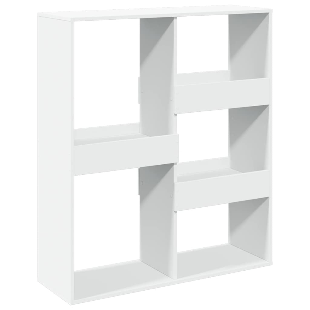 Kamerscherm 100x33x115 cm bewerkt hout wit