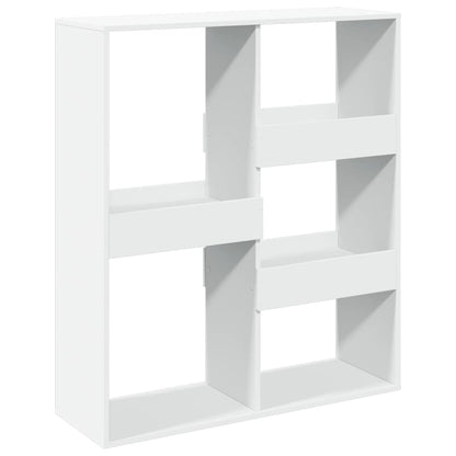 Kamerscherm 100x33x115 cm bewerkt hout wit