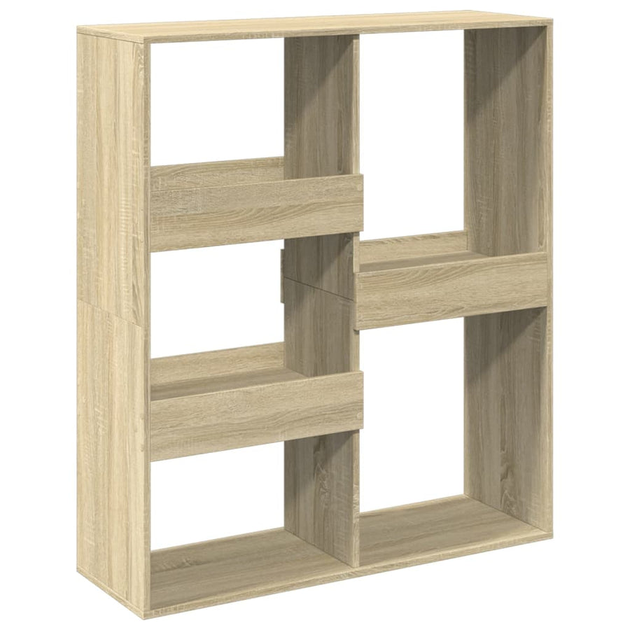Kamerscherm 100x33x115 cm bewerkt hout sonoma eikenkleurig