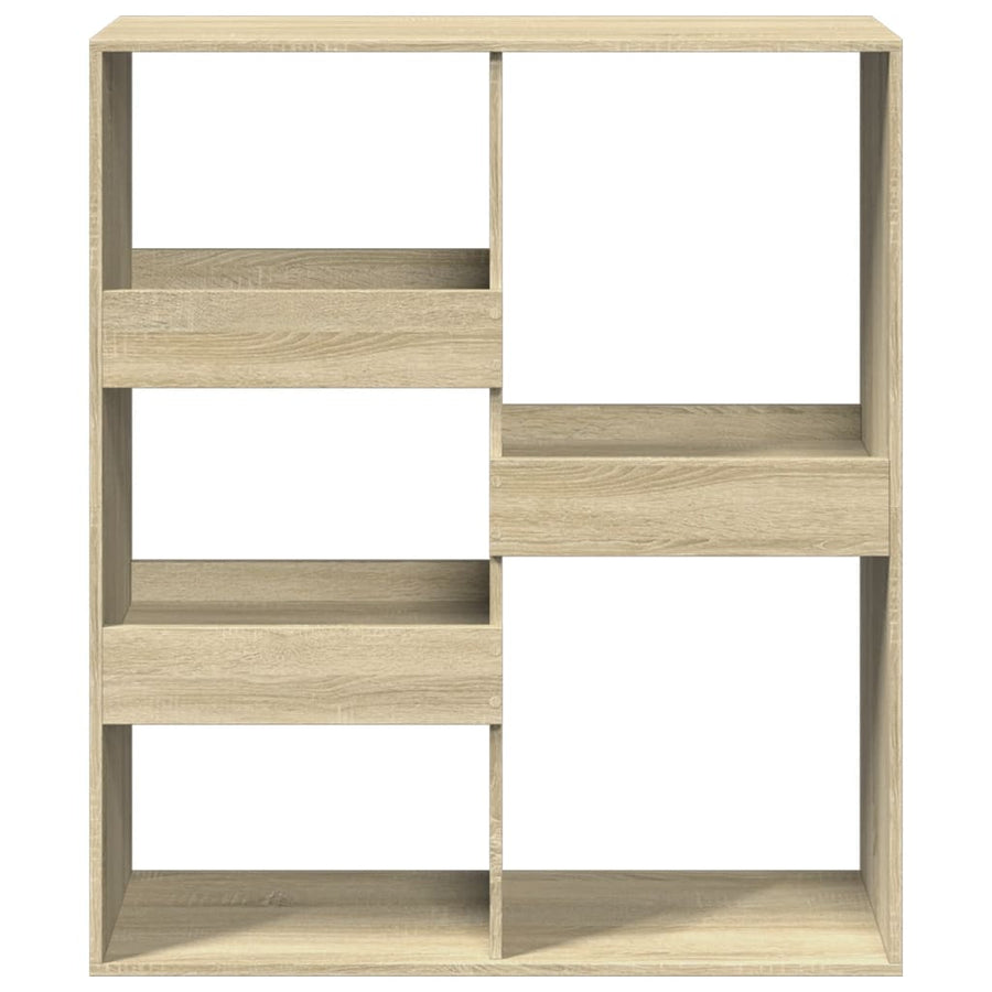 Kamerscherm 100x33x115 cm bewerkt hout sonoma eikenkleurig