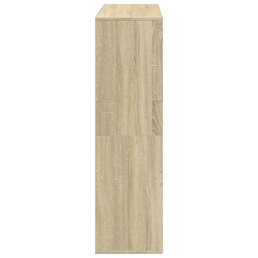 Kamerscherm 100x33x115 cm bewerkt hout sonoma eikenkleurig