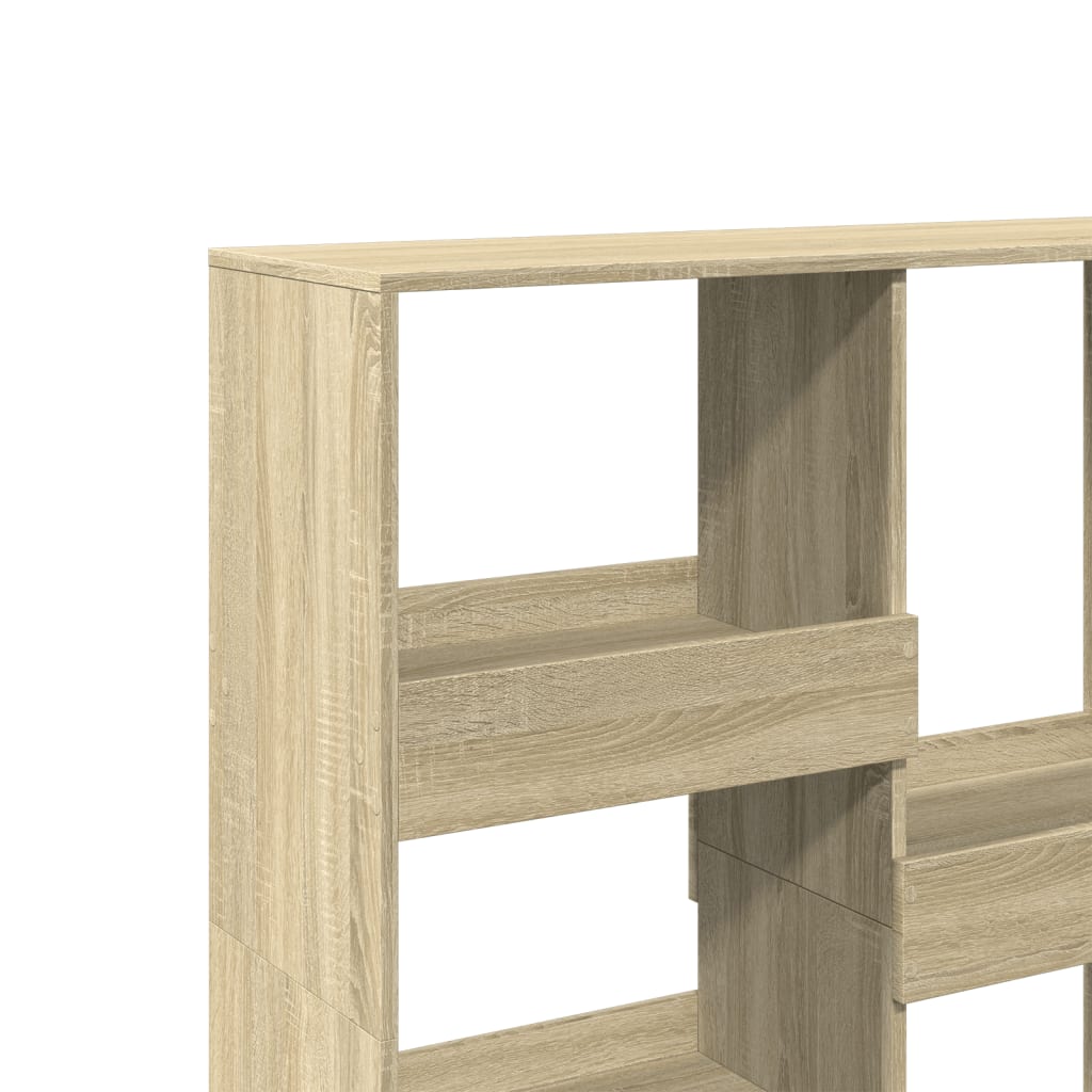 Kamerscherm 100x33x115 cm bewerkt hout sonoma eikenkleurig