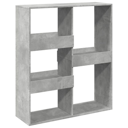 Kamerscherm 100x33x115 cm bewerkt hout betongrijs