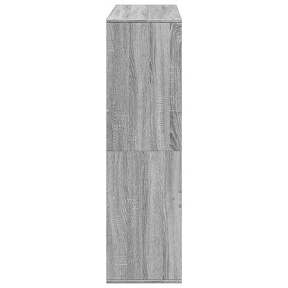 kamerscherm 100x33x115 cm bewerkt hout grijs sonoma eikenkleur