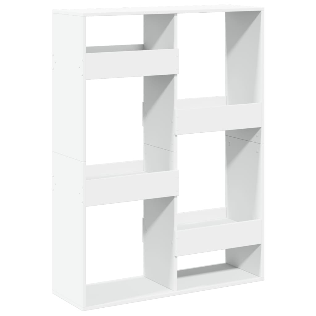 Kamerscherm 100x33x135 cm bewerkt hout wit