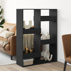 Room Divider 100x33x135 cm engineered wood black