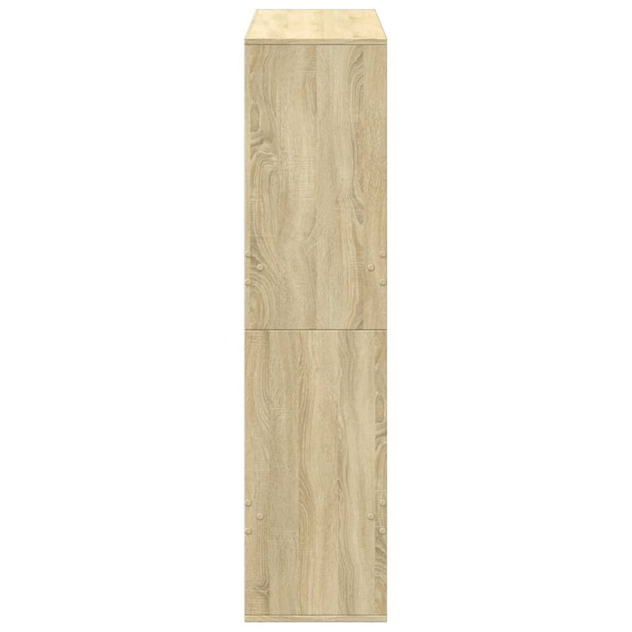 Kamerscherm 100x33x135 cm bewerkt hout sonoma eikenkleurig
