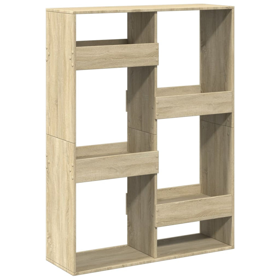 Kamerscherm 100x33x135 cm bewerkt hout sonoma eikenkleurig