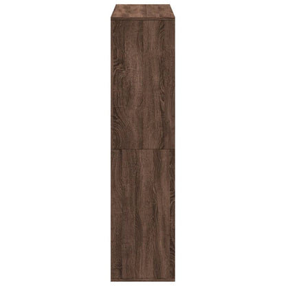 Kamerscherm 100x33x135 cm bewerkt hout bruin eikenkleurig
