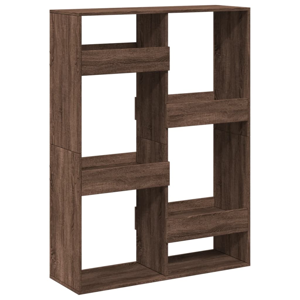 Kamerscherm 100x33x135 cm bewerkt hout bruin eikenkleurig
