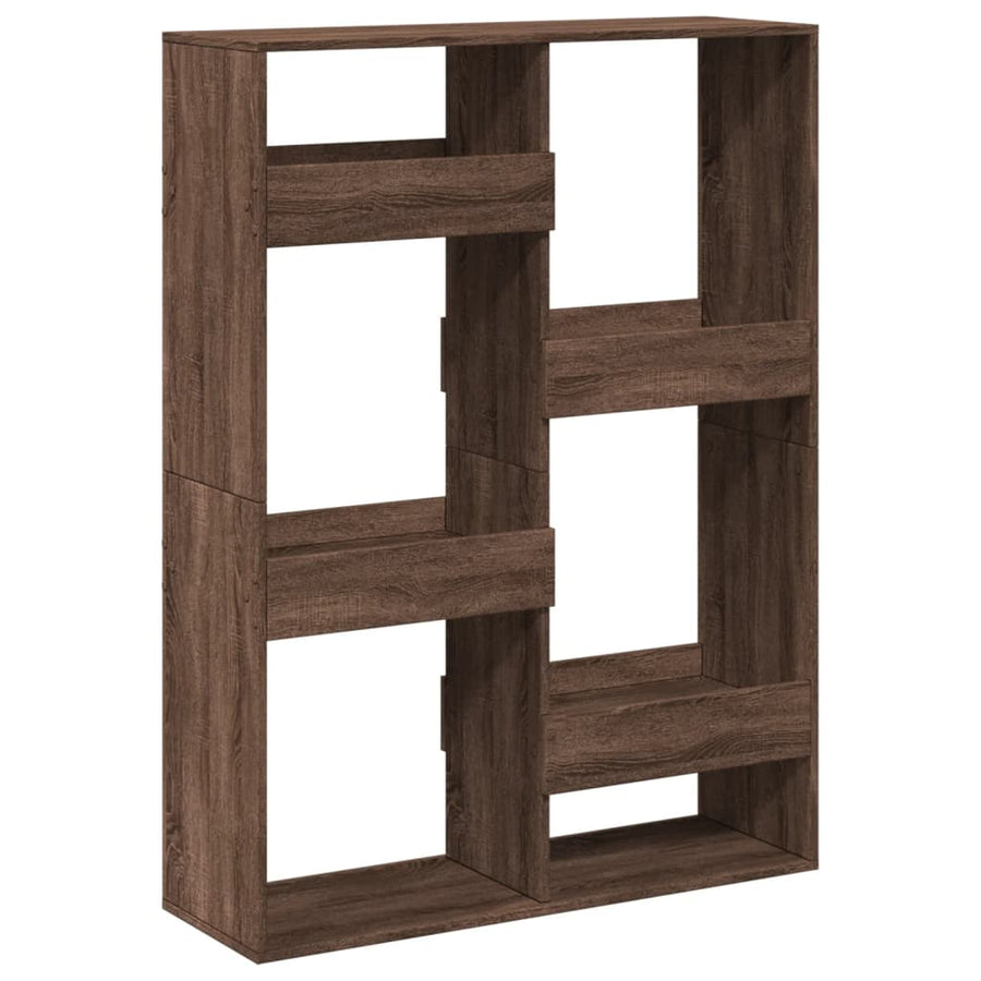 Kamerscherm 100x33x135 cm bewerkt hout bruin eikenkleurig