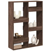 Kamerscherm 100x33x135 cm bewerkt hout bruin