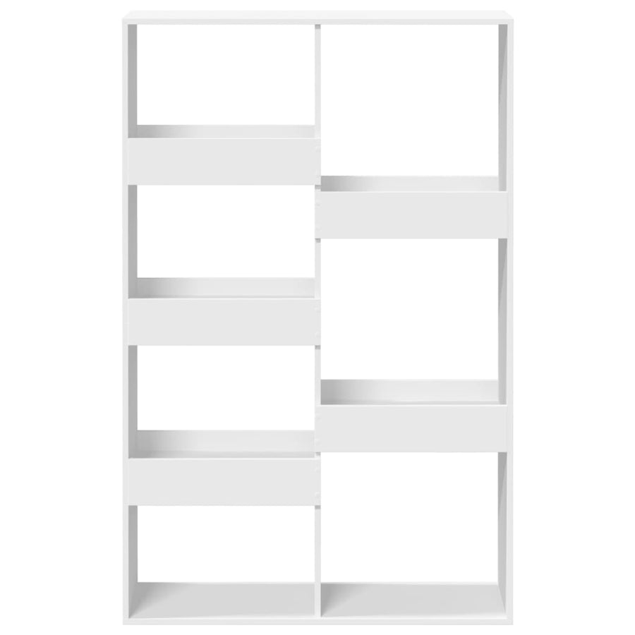 Kamerscherm 100x33x155,5 cm bewerkt hout wit