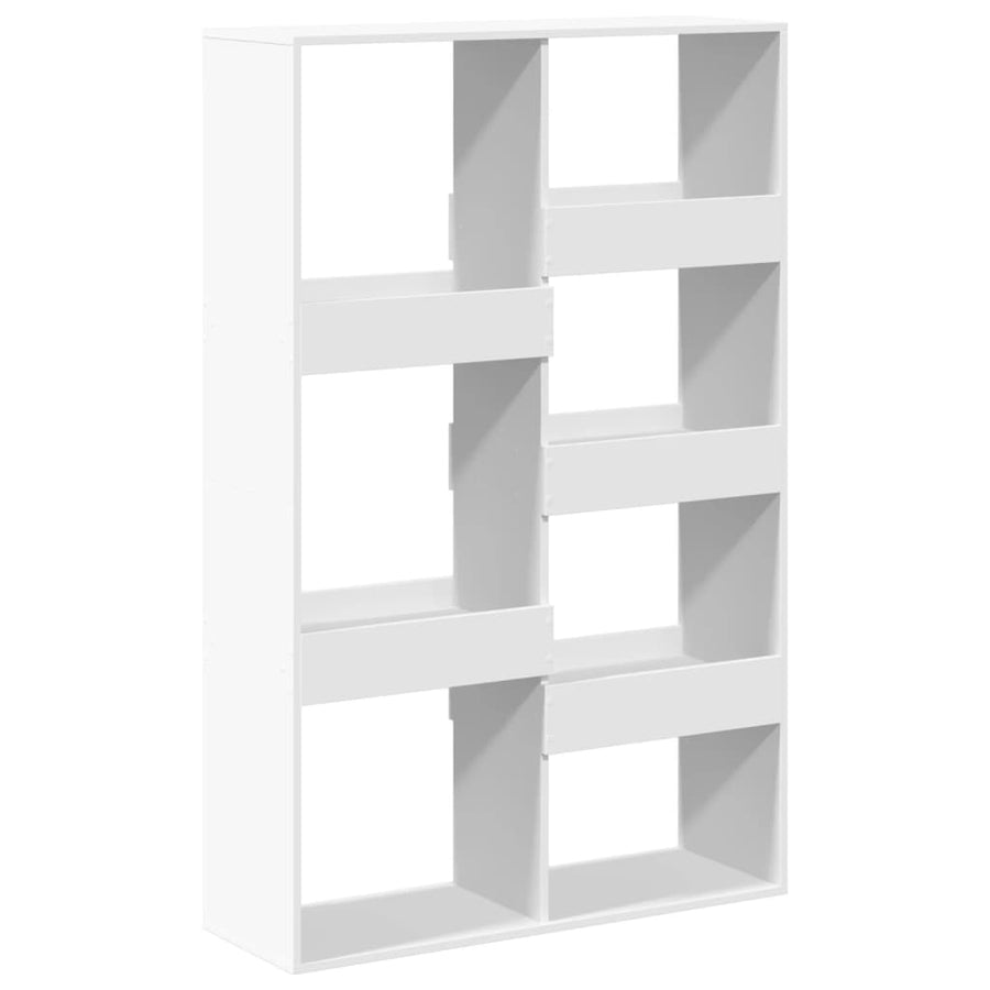 Kamerscherm 100x33x155,5 cm bewerkt hout wit
