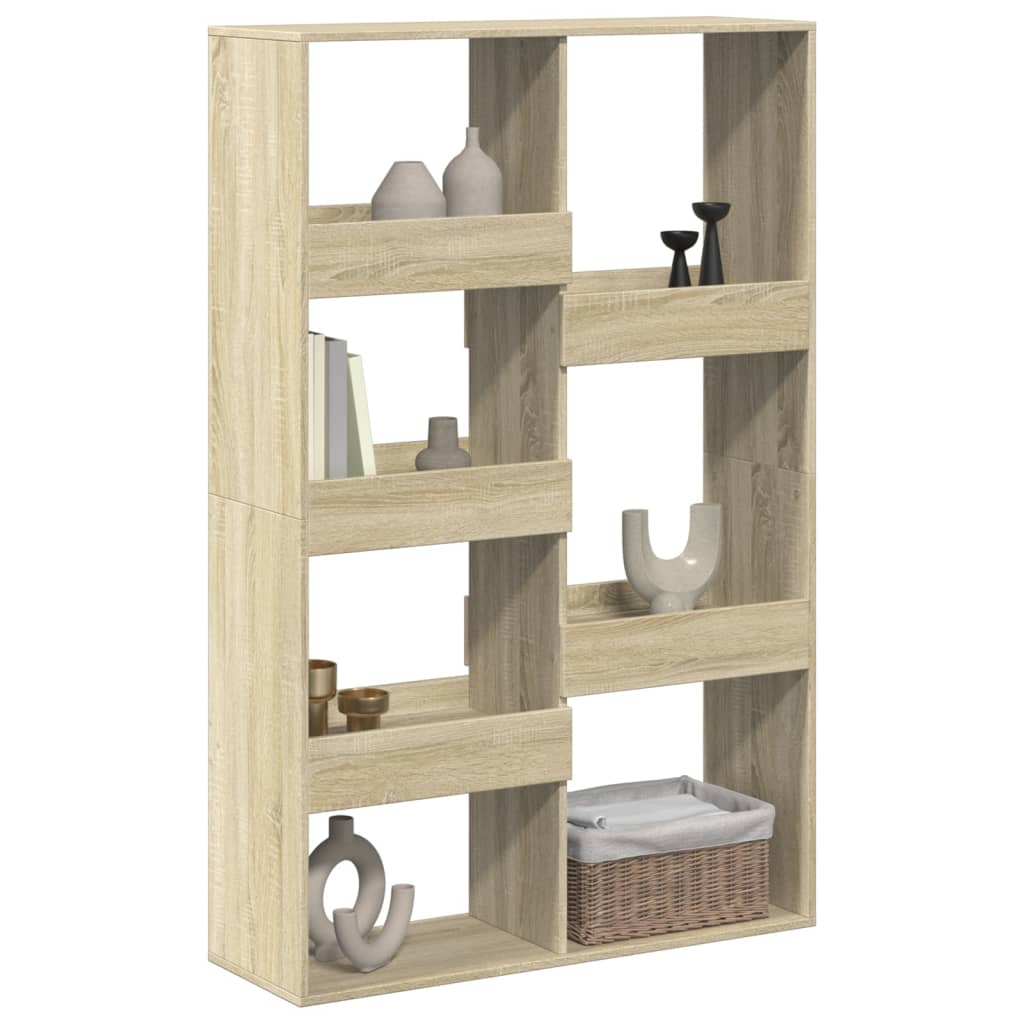 kamerscherm 100x33x155,5 cm bewerkt hout sonoma eikenkleurig