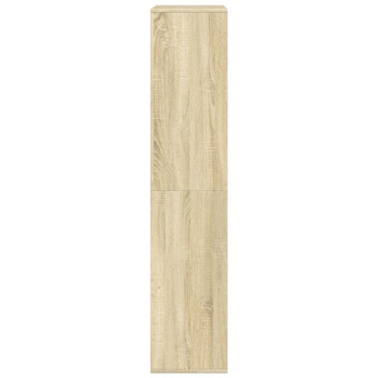 kamerscherm 100x33x155,5 cm bewerkt hout sonoma eikenkleurig