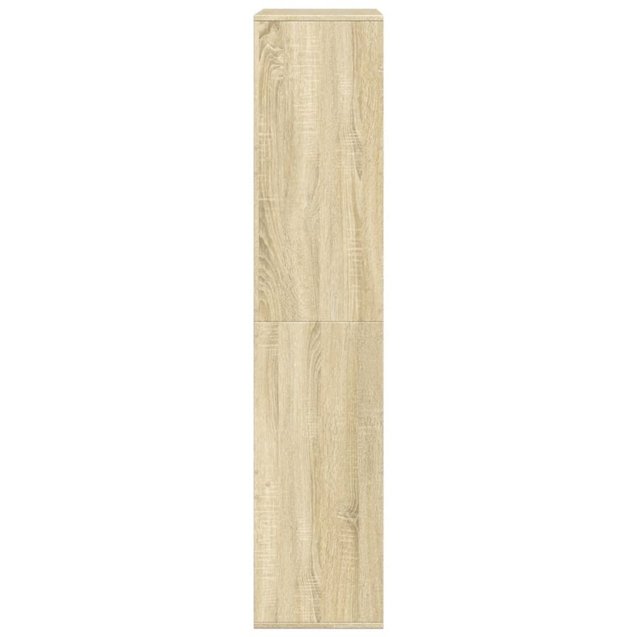 kamerscherm 100x33x155,5 cm bewerkt hout sonoma eikenkleurig
