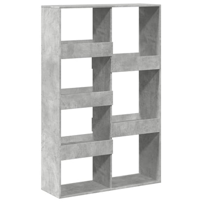 kamerscherm 100x33x155,5 cm bewerkt hout betongrijs
