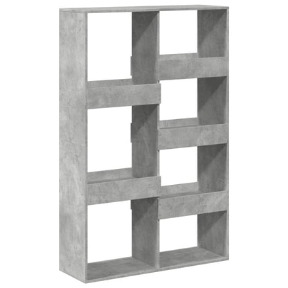 kamerscherm 100x33x155,5 cm bewerkt hout betongrijs