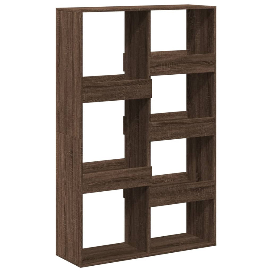 Kamerscherm 100x33x155,5 cm bewerkt hout bruin eikenkleurig