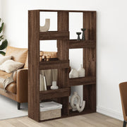 Kamerscherm 100x33x155,5 cm bewerkt hout bruin