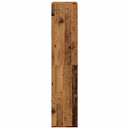 Kamerscherm 100x33x155,5 cm bewerkt hout oud houtkleurig