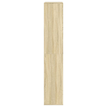 Kamerscherm 100x33x175 cm bewerkt hout sonoma eikenkleurig