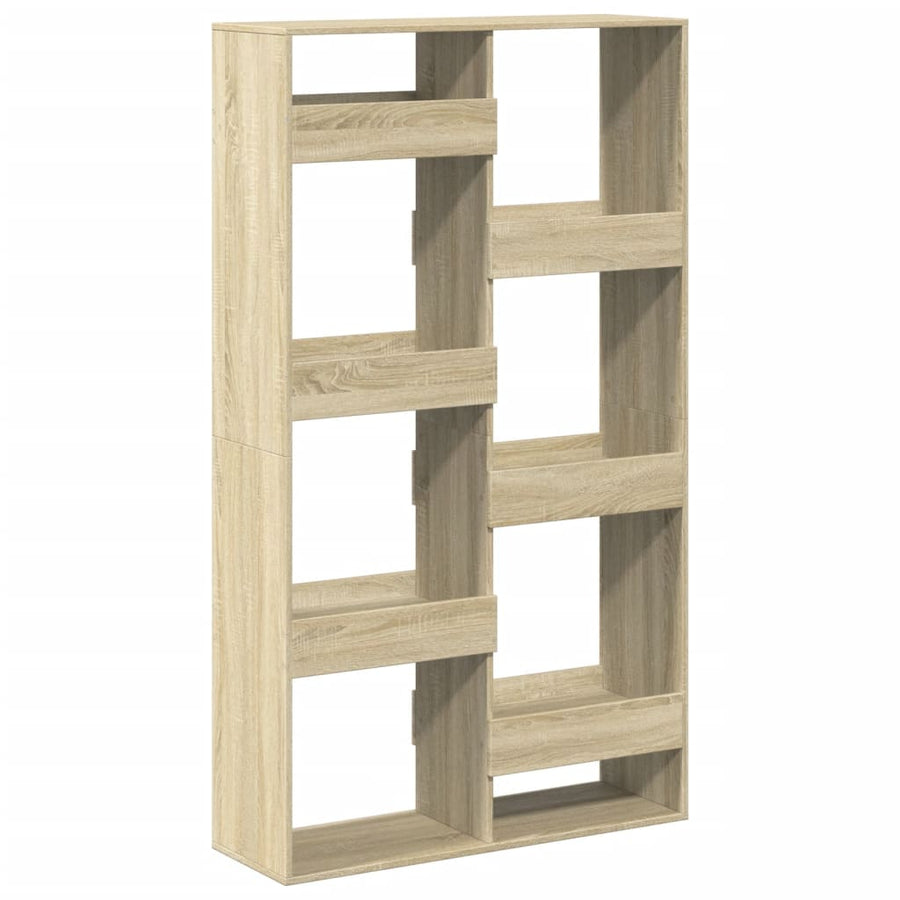 Kamerscherm 100x33x175 cm bewerkt hout sonoma eikenkleurig