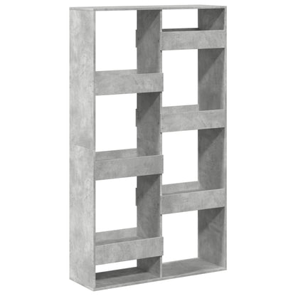 Kamerscherm 100x33x175 cm bewerkt hout betongrijs