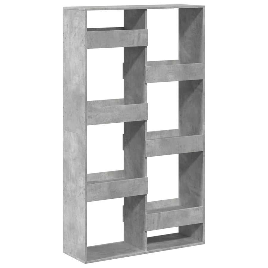 Kamerscherm 100x33x175 cm bewerkt hout betongrijs