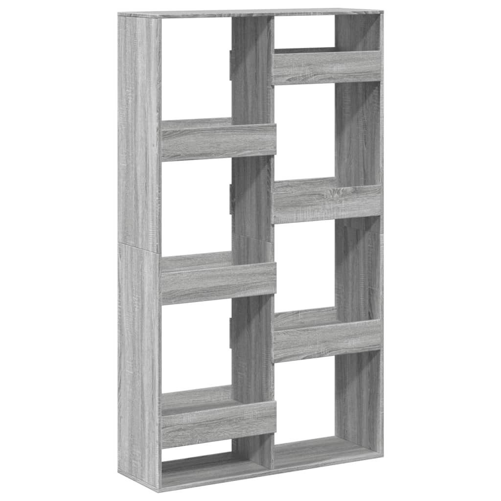 kamerscherm 100x33x175 cm bewerkt hout grijs sonoma eikenkleur