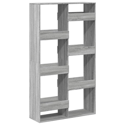 kamerscherm 100x33x175 cm bewerkt hout grijs sonoma eikenkleur
