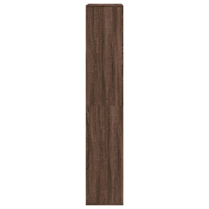 Kamerscherm 100x33x175 cm bewerkt hout bruin eikenkleurig