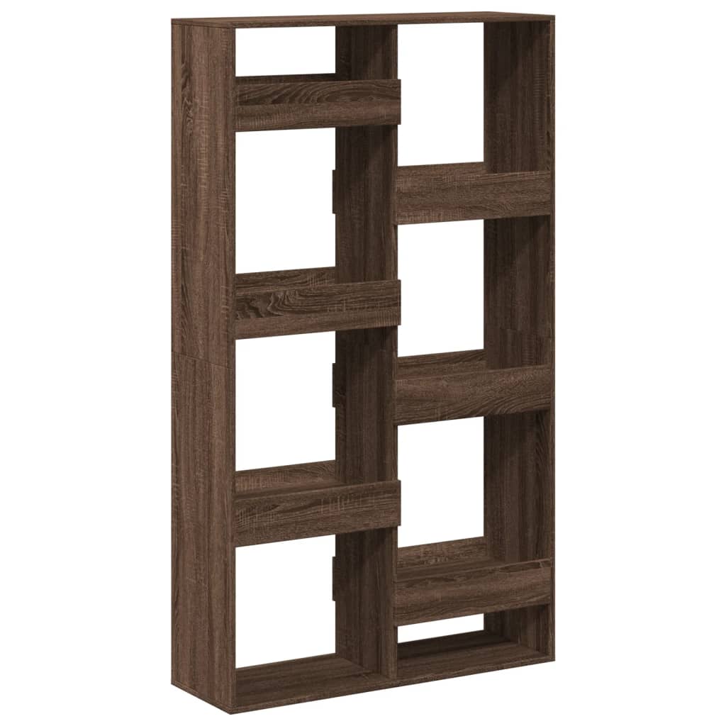 Kamerscherm 100x33x175 cm bewerkt hout bruin eikenkleurig