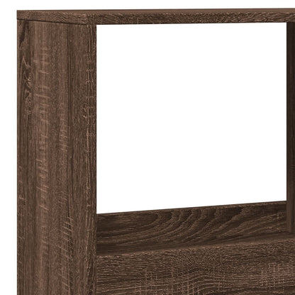 Kamerscherm 100x33x175 cm bewerkt hout bruin eikenkleurig