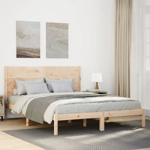 Bedframe extra lang zonder matras massief hout 160x210 cm