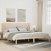 Bedframe massief grenenhout 180x210 cm naturel