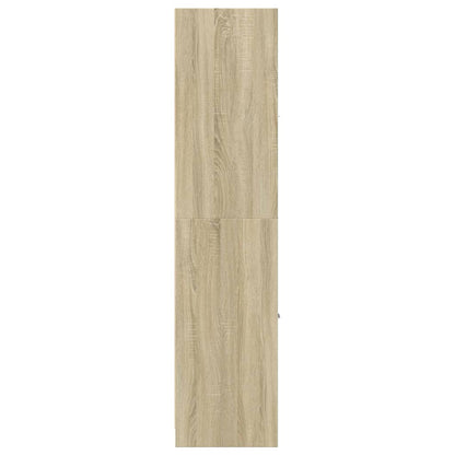 Apothekerskast 30x41x174,5 cm bewerkt hout sonoma eikenkleurig
