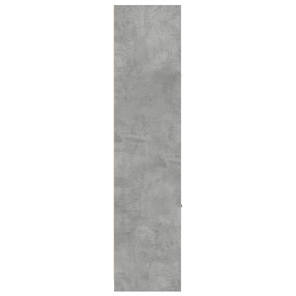 Apothekerskast 30x41x174,5 cm bewerkt hout betongrijs
