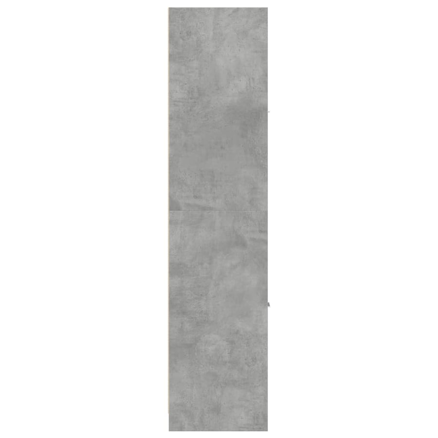 Apothekerskast 30x41x174,5 cm bewerkt hout betongrijs