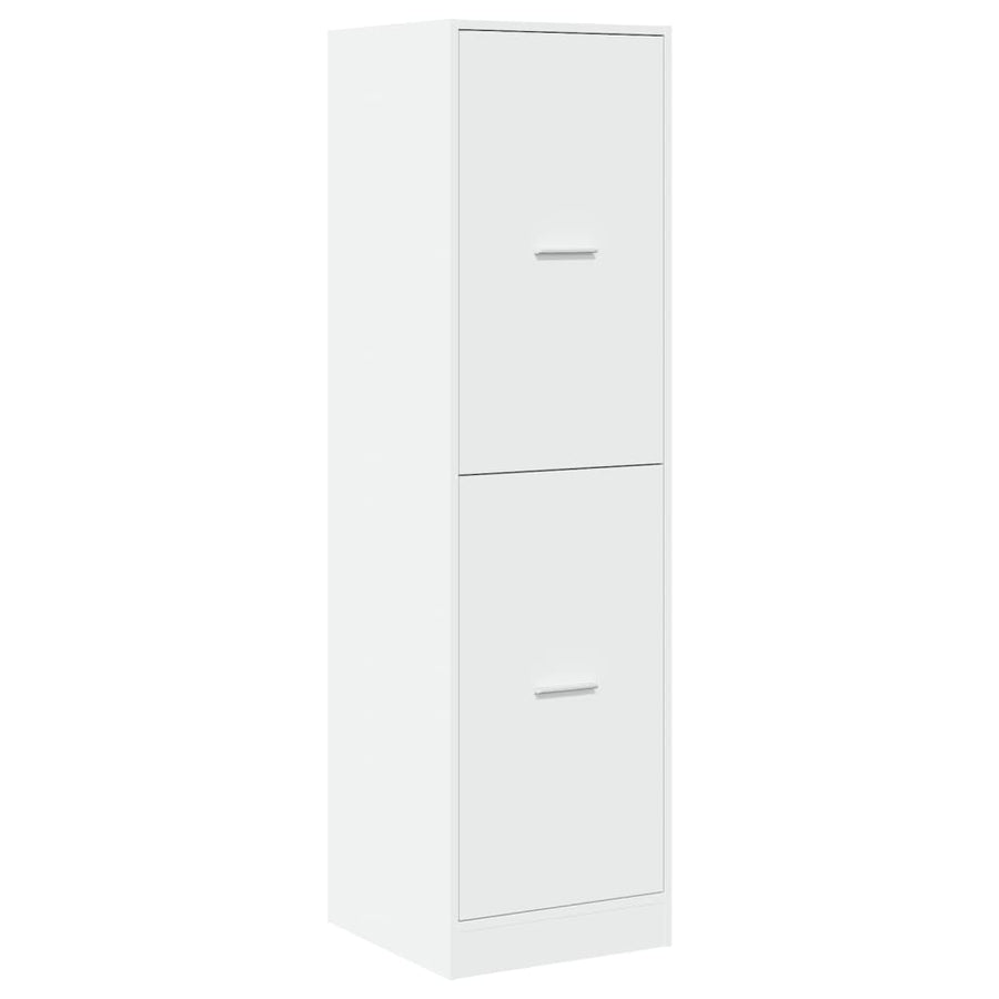 Apothekerskast 40x41x144,5 cm bewerkt hout wit