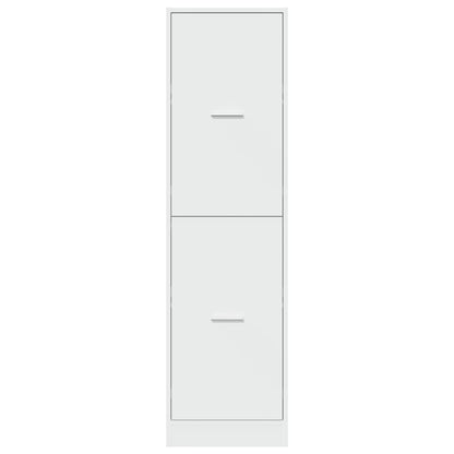 Apothekerskast 40x41x144,5 cm bewerkt hout wit