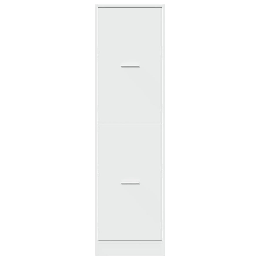 Apothekerskast 40x41x144,5 cm bewerkt hout wit