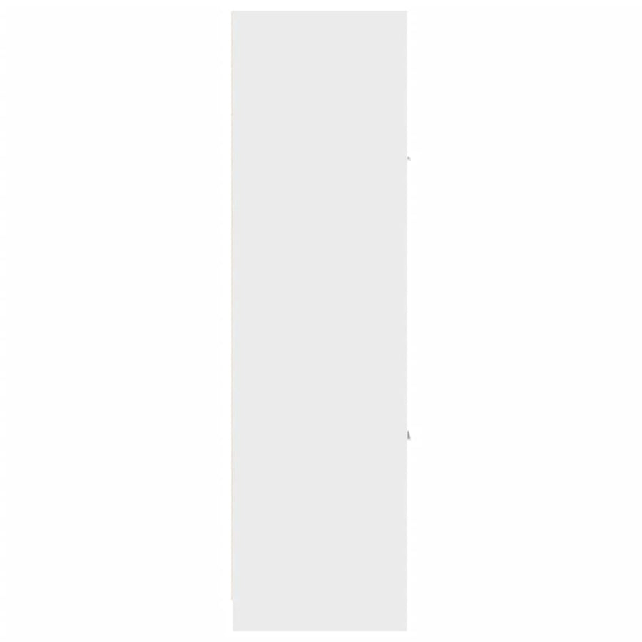 Apothekerskast 40x41x144,5 cm bewerkt hout wit