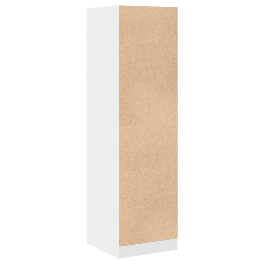 Apothekerskast 40x41x144,5 cm bewerkt hout wit