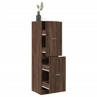 Apothekerskast 40x41x144,5 cm bewerkt hout bruin