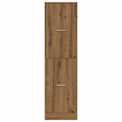 Apothekerskast 40x41x144,5 cm bewerkt hout artisanaal eiken