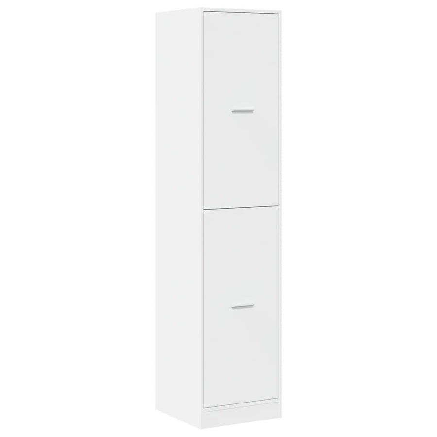 Apothekerskast 40x41x174,5 cm bewerkt hout wit