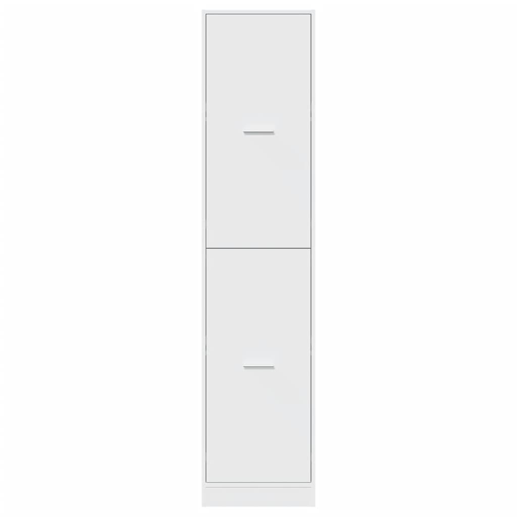 Apothekerskast 40x41x174,5 cm bewerkt hout wit